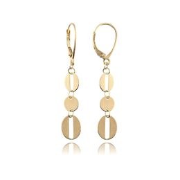 MOISS náušnice ze žlutého zlata