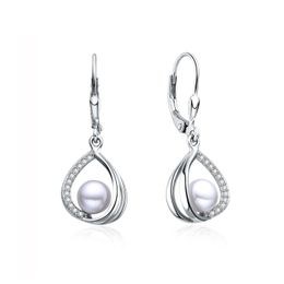 MOISS perlové stříbrné náušnice