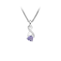 MOISS stříbrný přívěsek AMETYST
