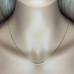 Zlatý 585/1000 řetízek z bílého zlata anker 1394