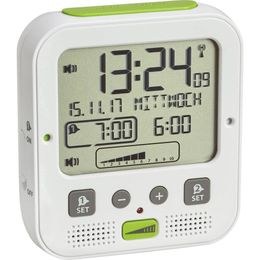 Rádiově řízený budík s vibrační jednotkou a extra hlasitým zvoněním TFA 60.2538.02 BOOM