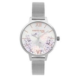 Hodinky SUNDAY ROSE Spirit Lilac Mesh SUN-S09