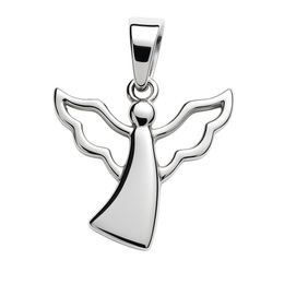 Zlatý 585/1000 přívěsek z bílého zlata anděl 3877