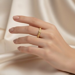 MOISS prsten ze žlutého zlata