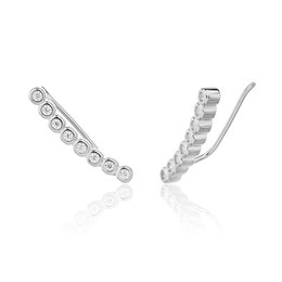 Náušnice JVD SVLE3412XJ6BI00 stříbrné