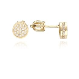MOISS náušnice ze žlutého zlata