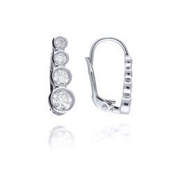 MOISS náušnice z bílého zlata