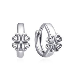 MOISS stříbrné náušnice ČTYŘLÍSTEK