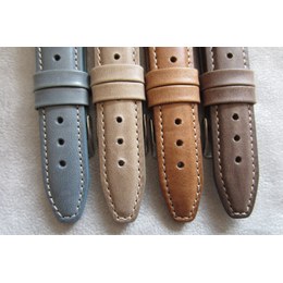Světle modrý řemínek LAVVU RETRO z luxusní kůže Top Grain - 22