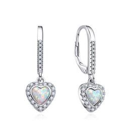 MOISS stříbrné náušnice OPÁL