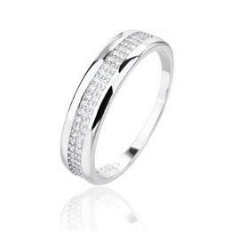 Prsten JVD SVLR1295XJ6BI stříbrný