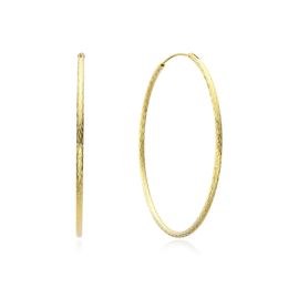 MOISS stříbrné náušnice GOLD