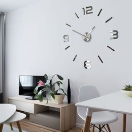 Flexistyle z54g - dubové nalepovací hodiny s průměrem 50-75 cm
