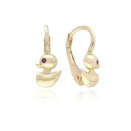 MOISS náušnice ze žlutého zlata KAČENKA