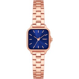 MINET Rose gold-modré dámské hodinky GRACE MWL5503