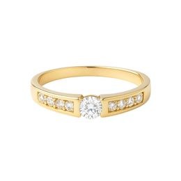 Zlatý 585/1000 prsten s kamenem NF231