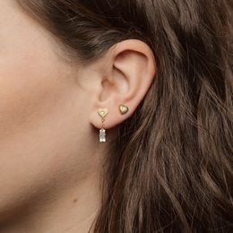 Stříbrné zlacené náušnice Victoria Cruz A2521-02DT