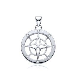 MOISS stříbrný přívěsek KOMPAS