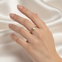 MOISS prsten ze žlutého zlata