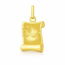 Zlatý přívěsek FE-22661 znamení zvěrokruhu RYBY