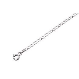 Zlatý 585/1000 náramek z bílého zlata figaro 1667