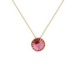 Stříbrný zlacený řetízek s přívěskem Victoria Cruz A3039-26DG