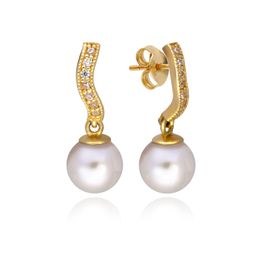 MOISS náušnice ze žlutého zlata