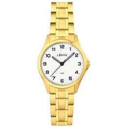 LAVVU Ocelové dámské hodinky GLIMT Gold LWL5082