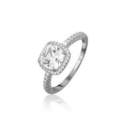 Prsten JVD SVLR0891SH2BI stříbrný