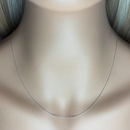 Zlatý 585/1000 řetízek z bílého zlata anker 1394