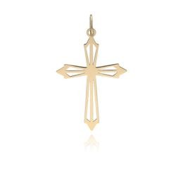 MOISS přívěsek ze žlutého zlata KŘÍŽ