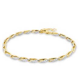 MINET Elegantní zlatý náramek Au 585/1000 3,70g