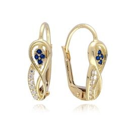 MOISS náušnice ze žlutého zlata