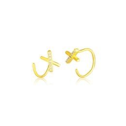 Náušnice JVD SVLE3294XF3GO00 stříbrné