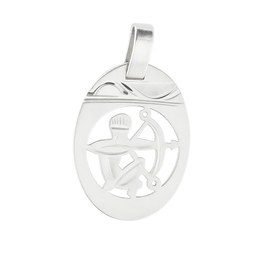 Stříbrný přívěs zvěrokruh Střelec oválek