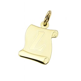 Zlatý přívěsek písmeno