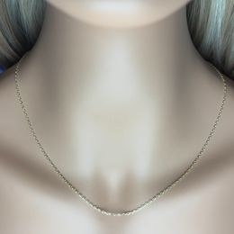 Zlatý 585/1000 řetízek z bílého zlata anker 1394