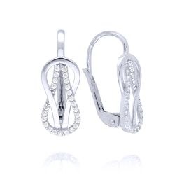 MOISS náušnice z bílého zlata