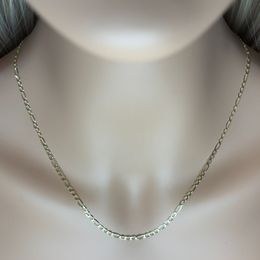 Zlatý 585/1000 řetízek z bílého zlata anker 1394