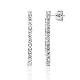 Náušnice JVD SVLE3417XJ6BI00 stříbrné