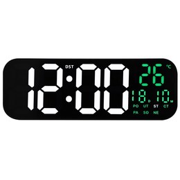 JVD DH9016.3 - Digitální stále svítící hodiny s datumem a dnem v týdnu v češtině