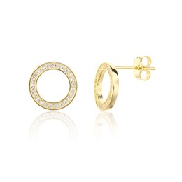 Náušnice JVD SVLE3341XJ6GO00 stříbrné