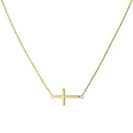 Zlatý náhrdelník s křížkem