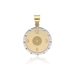 MOISS přívěsek ze žlutého zlata HODINY BICOLOR