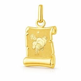 Zlatý přívěsek FE-22661 znamení zvěrokruhu VODNÁŘ