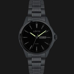 LAVVU Titanové hodinky se safírovým sklem TITANIUM LILLEHAMMER Black LWM0154