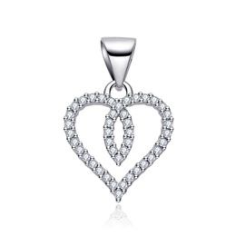 MOISS stříbrný přívěsek SRDCE