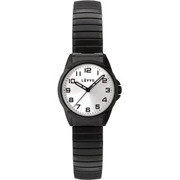 Dámské pružné hodinky LAVVU LWL5015 STOCKHOLM Small Black