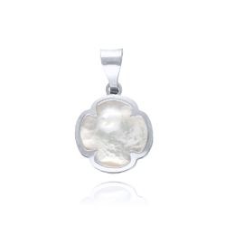 MOISS přívěsek z bílého zlata KVĚTINA