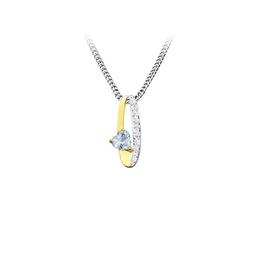 MOISS stříbrný přívěsek TOPAZ GOLD